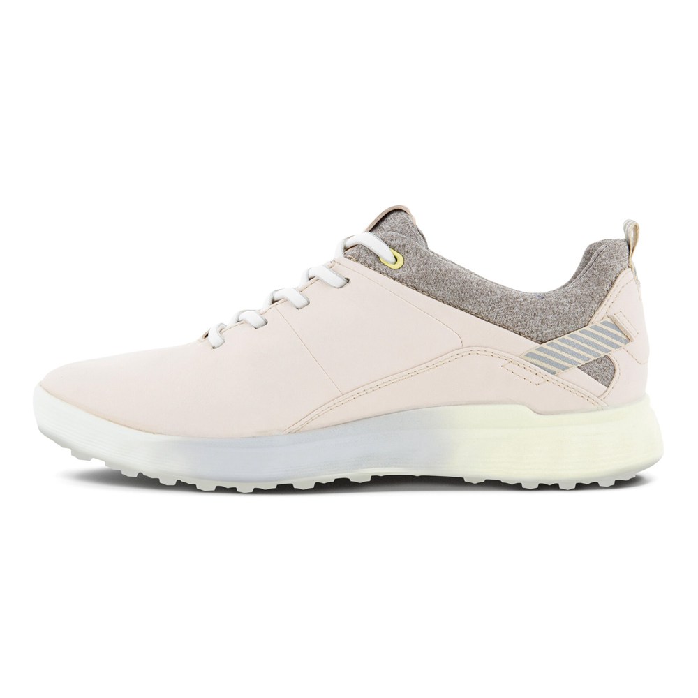 Zapatos De Golf Mujer - ECCO S-Three Spikelesss - Beige - NYP571602